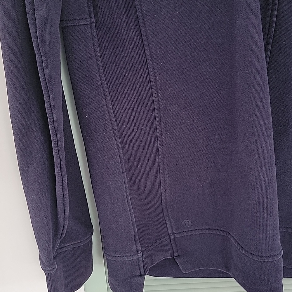 lululemon athletica Press Pause Pullover Kangaroo Pockets Funnel Neck Sz 10 - Picture 8 of 13